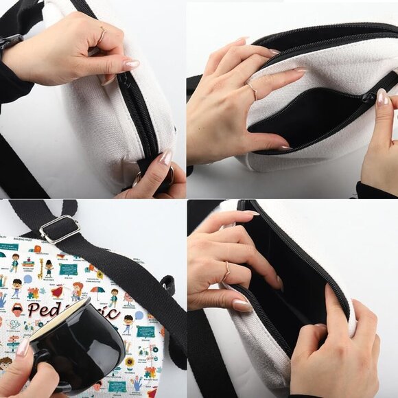 Elegant Crossbody Bag for Nurses - Perfect Gift for Peds & PICU Professionals - Picture 3 of 7